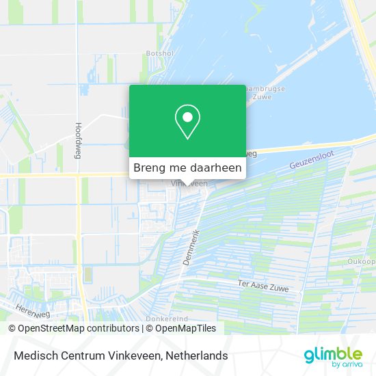 Medisch Centrum Vinkeveen kaart