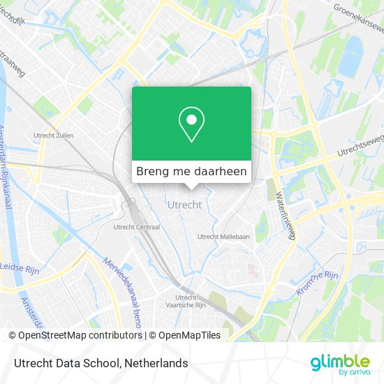 Utrecht Data School kaart