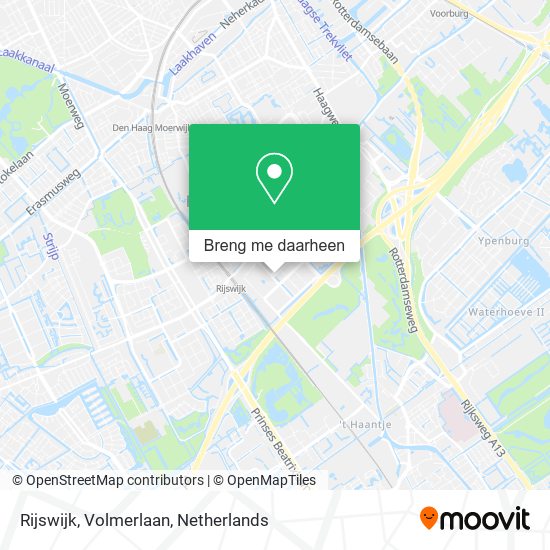 Rijswijk, Volmerlaan kaart