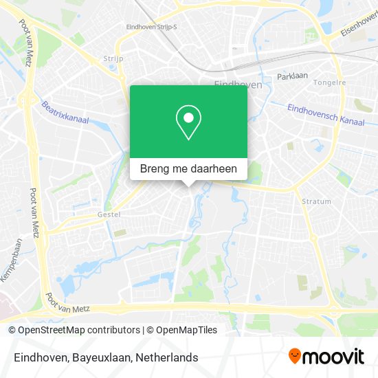 Eindhoven, Bayeuxlaan kaart