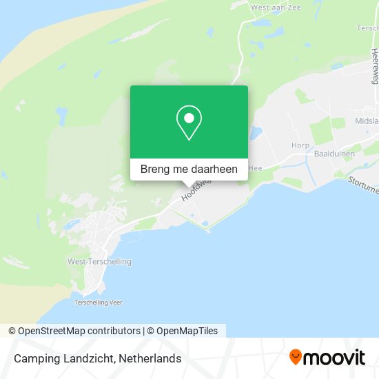 Camping Landzicht kaart