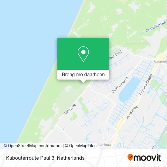 Kabouterroute Paal 3 kaart