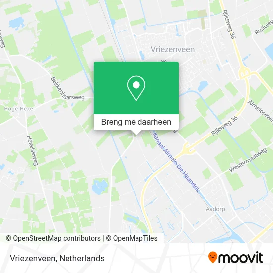 Vriezenveen kaart