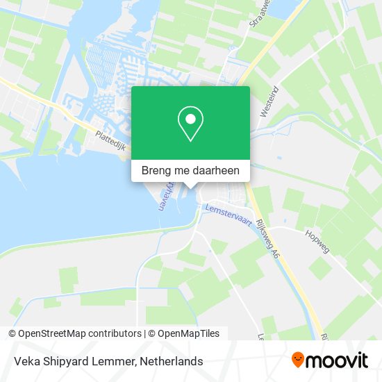 Veka Shipyard Lemmer kaart