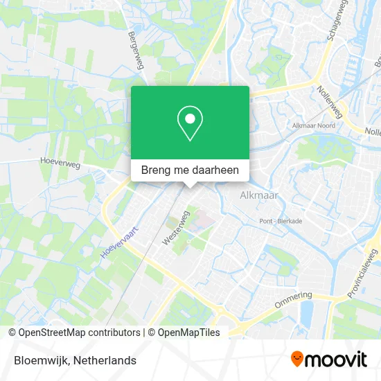 Bloemwijk kaart