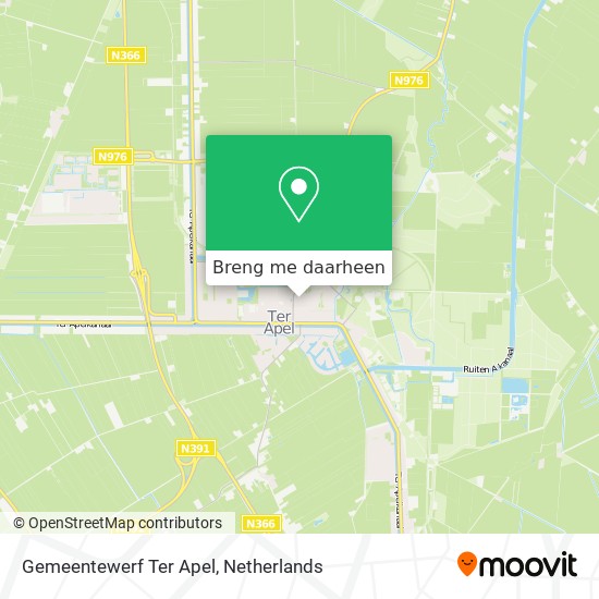 Gemeentewerf Ter Apel kaart