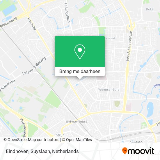 Eindhoven, Suyslaan kaart