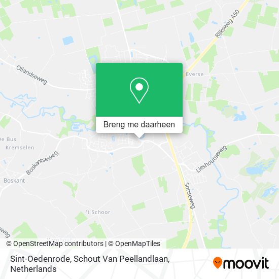 Sint-Oedenrode, Schout Van Peellandlaan kaart