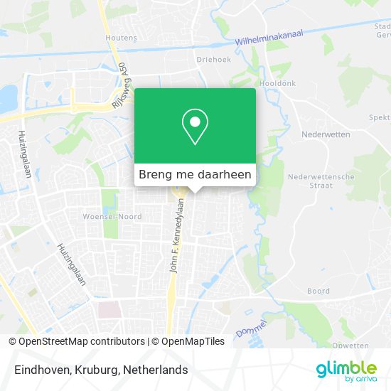 Eindhoven, Kruburg kaart