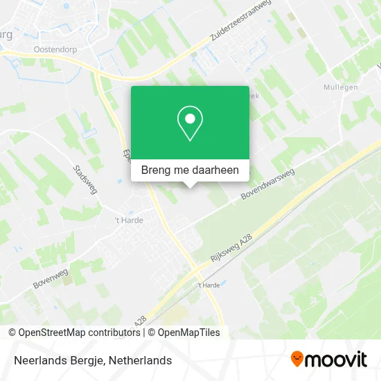 Neerlands Bergje kaart