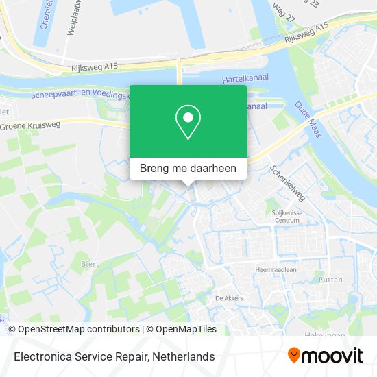 Electronica Service Repair kaart