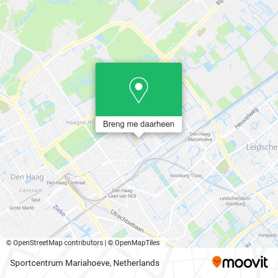 Sportcentrum Mariahoeve kaart