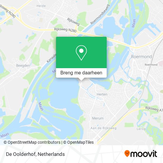 De Oolderhof kaart