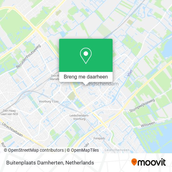 Buitenplaats Damherten kaart