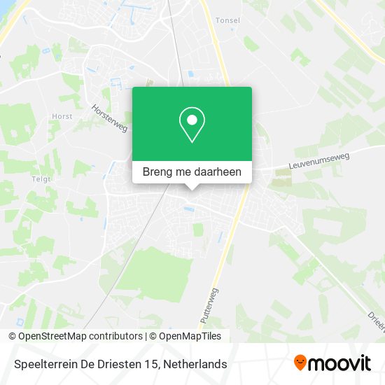 Speelterrein De Driesten 15 kaart