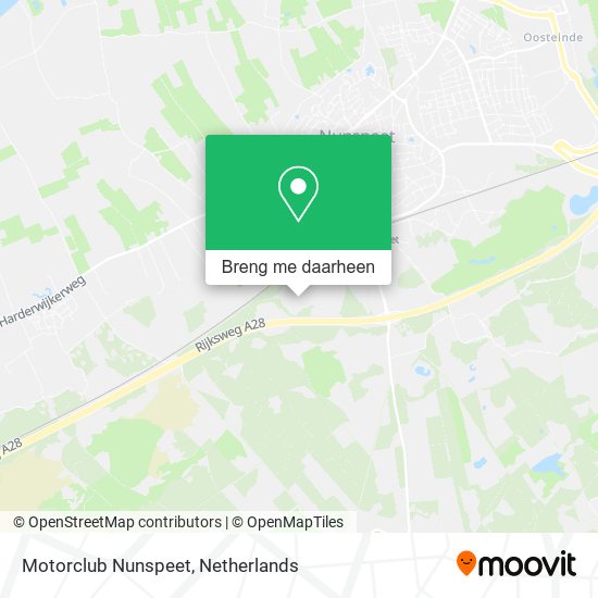 Motorclub Nunspeet kaart