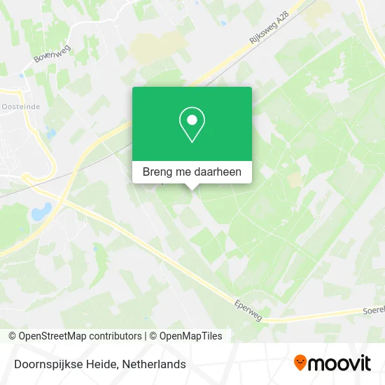 Doornspijkse Heide kaart