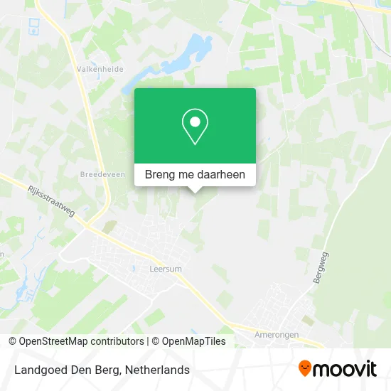 Landgoed Den Berg kaart