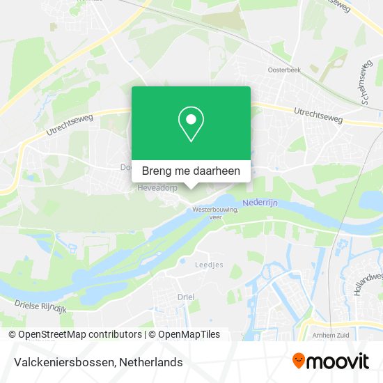 Valckeniersbossen kaart