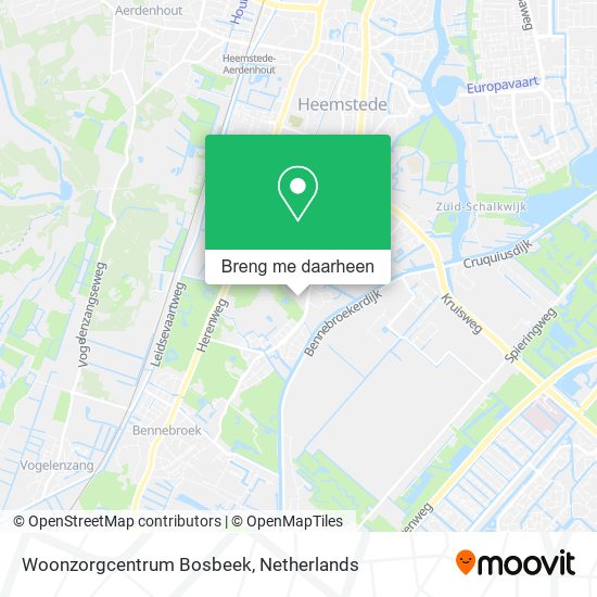 Woonzorgcentrum Bosbeek kaart