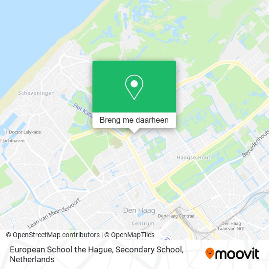 European School the Hague, Secondary School kaart