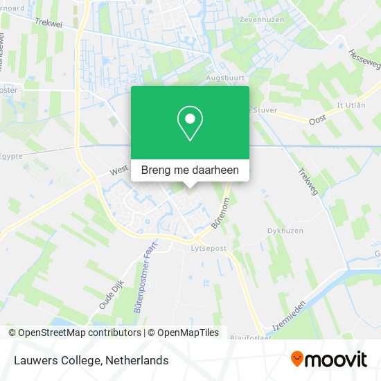 Lauwers College kaart