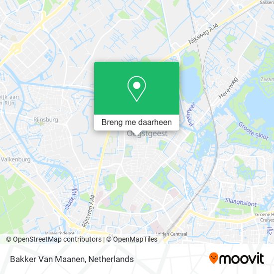 Bakker Van Maanen kaart