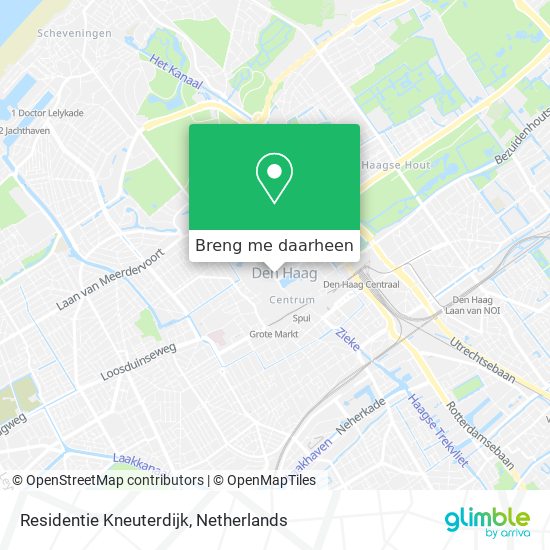 Residentie Kneuterdijk kaart