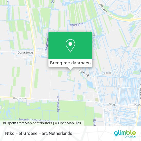 Ntkc Het Groene Hart kaart