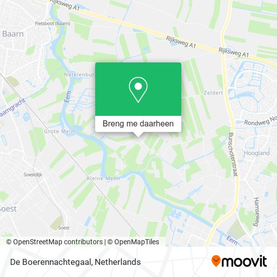 De Boerennachtegaal kaart