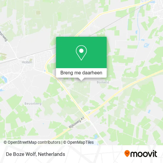 De Boze Wolf kaart