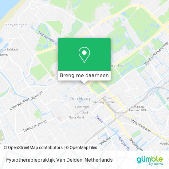 Fysiotherapiepraktijk Van Delden kaart