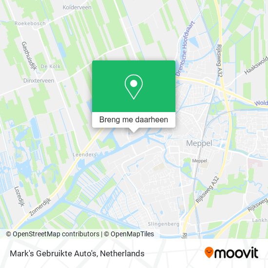 Mark's Gebruikte Auto's kaart