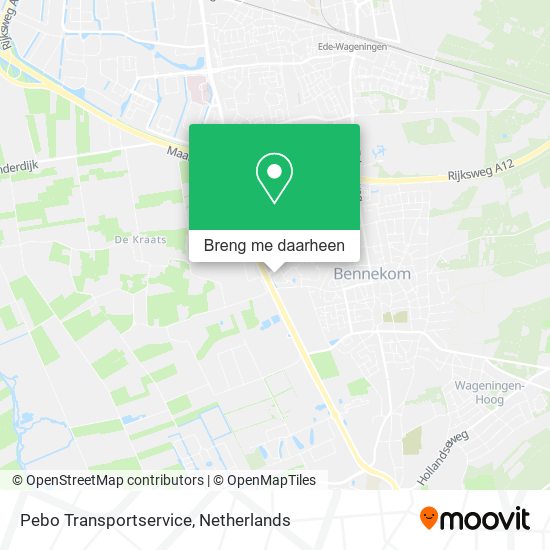 Pebo Transportservice kaart