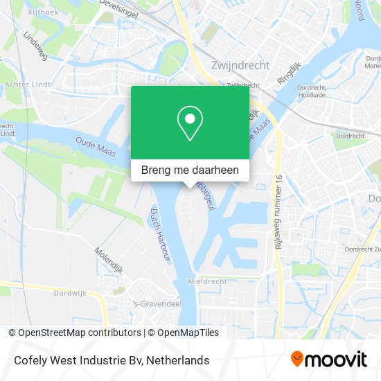 Cofely West Industrie Bv kaart