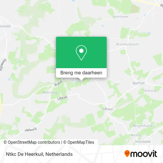 Ntkc De Heerkuil kaart