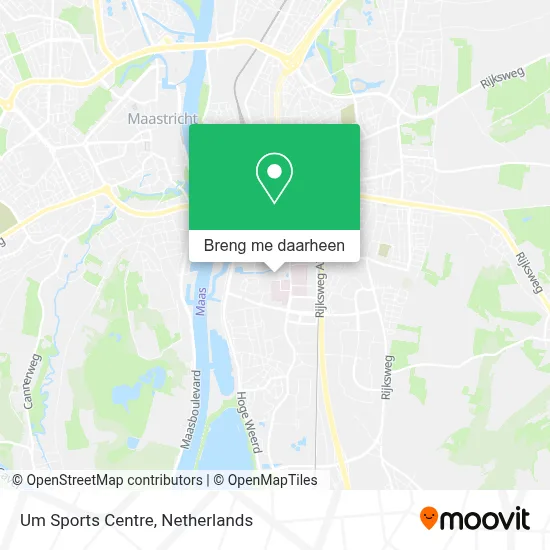 Um Sports Centre kaart