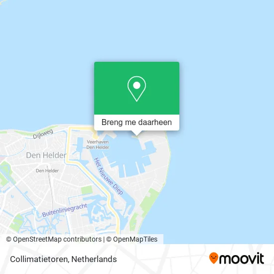 Collimatietoren kaart