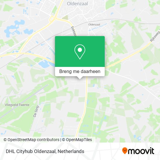 DHL Cityhub Oldenzaal kaart