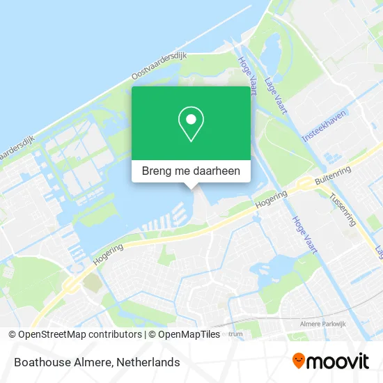 Boathouse Almere kaart