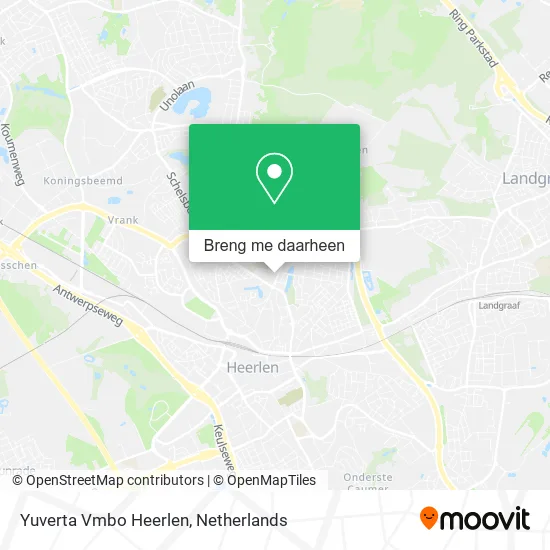 Yuverta Vmbo Heerlen kaart