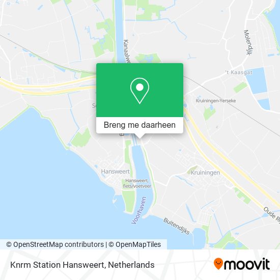 Knrm Station Hansweert kaart