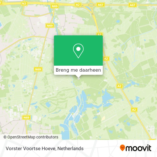 Vorster Voortse Hoeve kaart