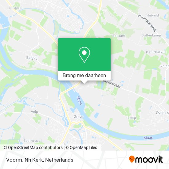 Voorm. Nh Kerk kaart