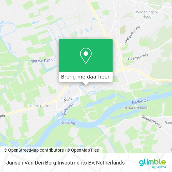 Jansen Van Den Berg Investments Bv kaart