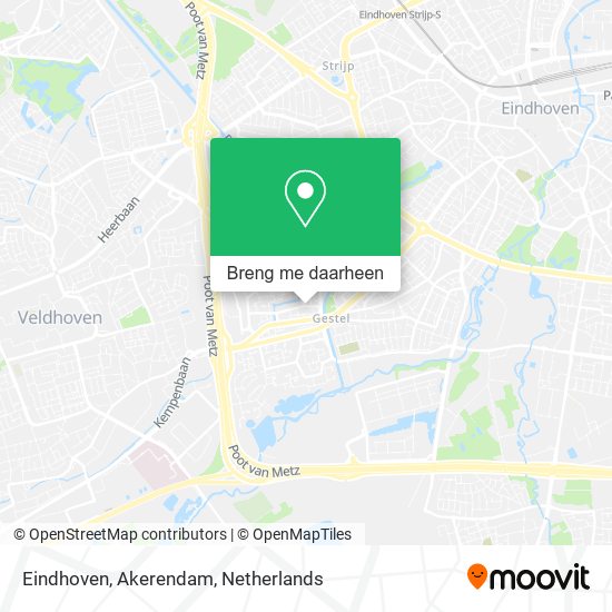 Eindhoven, Akerendam kaart