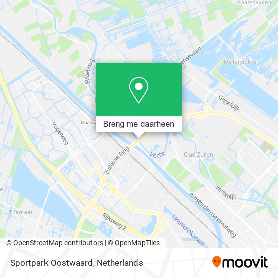 Sportpark Oostwaard kaart