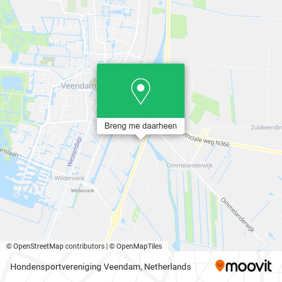 Hondensportvereniging Veendam kaart