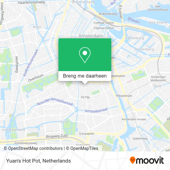 Yuan's Hot Pot kaart