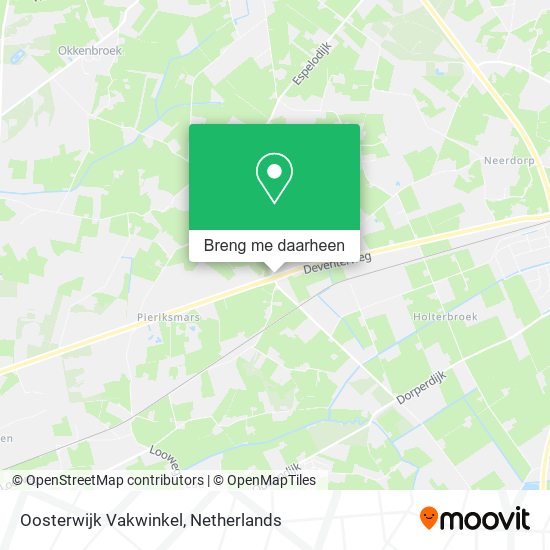 Oosterwijk Vakwinkel kaart